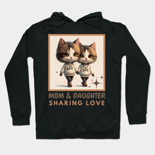 MOTHER CAT SHARING LOVE Hoodie by Sharing Love